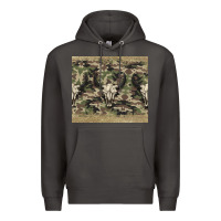 Smoke camouflage bull skull Premium Hoodie - Jasminsmagicworld