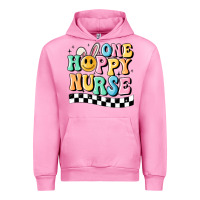 Fuchsia Pink one happy nurse Urban Hoodie - MaliasSmallBusiness