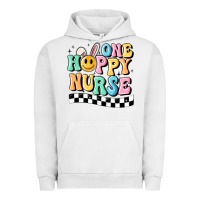 Pigment Lunar Rock one happy nurse Urban Hoodie - MaliasSmallBusiness