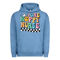 Pigment Pebble Blue one happy nurse Urban Hoodie - MaliasSmallBusiness