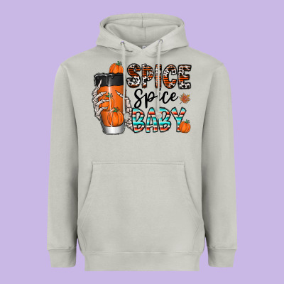 Spice Spice Baby Heavyweight Hoodie Designed By Cowhidedigitalart