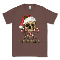 Chestnut merry christmas skull Classic Tee - RanaPortraitStore