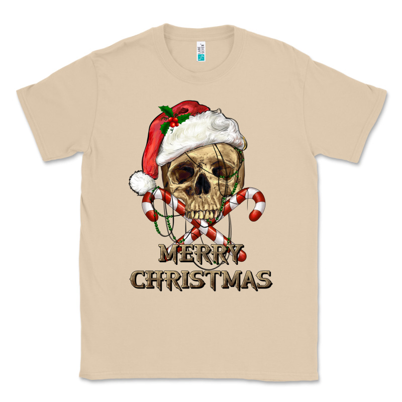 Merry Christmas Skull Classic Tee by RanaPortraitStore | Teevron