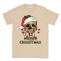 Mushroom merry christmas skull Classic Tee - RanaPortraitStore