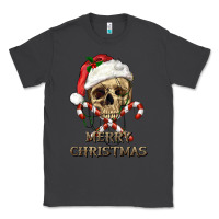 Smoke merry christmas skull Classic Tee - RanaPortraitStore