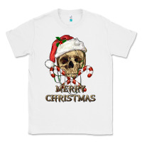 White merry christmas skull Classic Tee - RanaPortraitStore