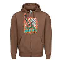 Chestnut retro freedom rocks billie wilder Zipper Hoodie - texasbilliewilder