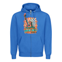 True Royal retro freedom rocks billie wilder Zipper Hoodie - texasbilliewilder
