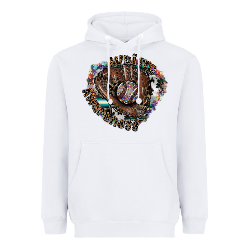 Autism Awareness Baseball Heavyweight Hoodie by SublimationCraftShop | Teevron