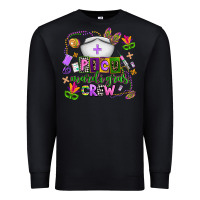 Black picu mardi gras crew Premium Sweatshirt - AdoDesignShop