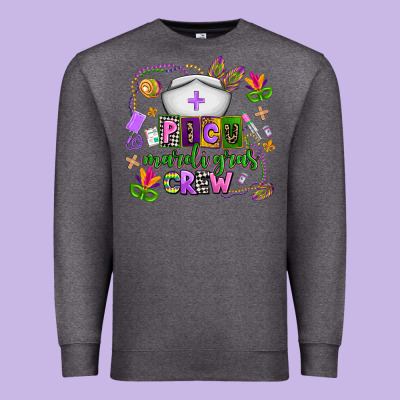 Picu Mardi Gras Crew Premium Sweatshirt Designed By Adodesignshop