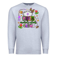 Heather Grey picu mardi gras crew Premium Sweatshirt - AdoDesignShop