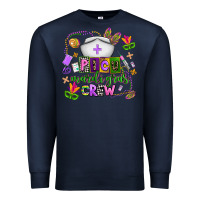 Navy picu mardi gras crew Premium Sweatshirt - AdoDesignShop