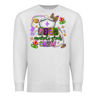 Oatmeal Heather picu mardi gras crew Premium Sweatshirt - AdoDesignShop