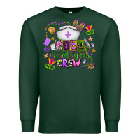 Sports Green picu mardi gras crew Premium Sweatshirt - AdoDesignShop