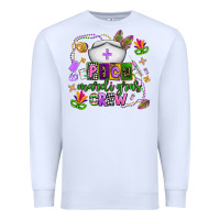 White picu mardi gras crew Premium Sweatshirt - AdoDesignShop