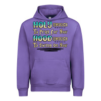 Tulip holy enough to pray for you hood enough to swing o Urban Hoodie - MaliasSmallBusiness