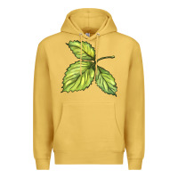 Antique Gold green leaf Premium Hoodie - BarkalooDesign