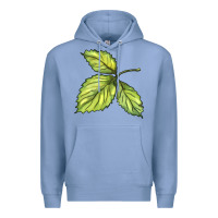 Colony Blue green leaf Premium Hoodie - BarkalooDesign