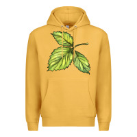 Mustard green leaf Premium Hoodie - BarkalooDesign
