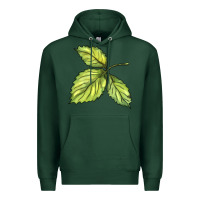 Sports Green green leaf Premium Hoodie - BarkalooDesign