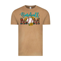 Western Leopard Serape Wooden Sunflowers  Turquoise Glitter Mom Baseba Vintage Tee | Teevron