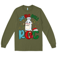 Army Green jingle bell roc Long Sleeve Tee - MaliasSmallBusiness