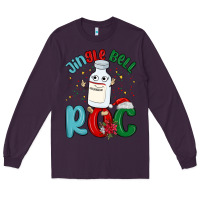 Plum jingle bell roc Long Sleeve Tee - MaliasSmallBusiness