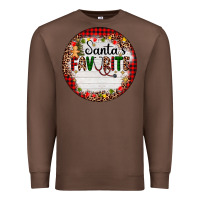 Chestnut custom name santas favorite nurse Premium Sweatshirt - AdoDesignShop