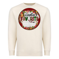 Sandshell custom name santas favorite nurse Premium Sweatshirt - AdoDesignShop