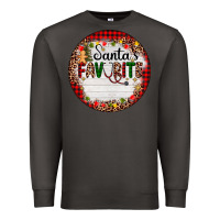 Smoke custom name santas favorite nurse Premium Sweatshirt - AdoDesignShop