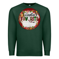 Sports Green custom name santas favorite nurse Premium Sweatshirt - AdoDesignShop