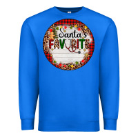 True Royal custom name santas favorite nurse Premium Sweatshirt - AdoDesignShop