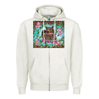 Oatmeal Heather mama bear haunting fish floral tumbler Zipper Hoodie - RanaPortraitStore