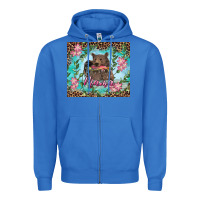 True Royal mama bear haunting fish floral tumbler Zipper Hoodie - RanaPortraitStore