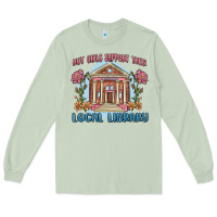 Matcha hot girls support their local library Long Sleeve Tee - MaliasSmallBusiness