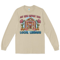 Mushroom hot girls support their local library Long Sleeve Tee - MaliasSmallBusiness