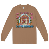 Toasted Coconut hot girls support their local library Long Sleeve Tee - MaliasSmallBusiness