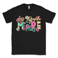 Black less people more cats Classic Tee - Zillion Design Studio