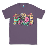 Lavender less people more cats Classic Tee - Zillion Design Studio