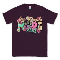 Plum less people more cats Classic Tee - Zillion Design Studio