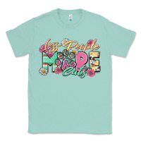 Seafoam less people more cats Classic Tee - Zillion Design Studio