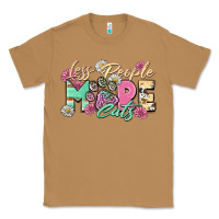 Toasted Coconut less people more cats Classic Tee - Zillion Design Studio