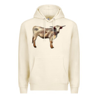 Tofu Texas Longhorn Heifer Premium Hoodie - LillyAllenDesigns