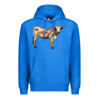 True Royal Texas Longhorn Heifer Premium Hoodie - LillyAllenDesigns