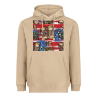 Mushroom proud veteran seamless pattern Heavyweight Hoodie - HRA Design Shop