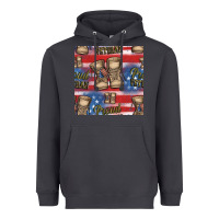 Smoke proud veteran seamless pattern Heavyweight Hoodie - HRA Design Shop