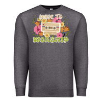 Charcoal Heather made to worship Premium Sweatshirt - JahusDesignShop