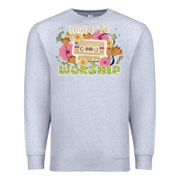 Heather Grey made to worship Premium Sweatshirt - JahusDesignShop