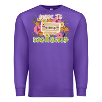 Purple made to worship Premium Sweatshirt - JahusDesignShop